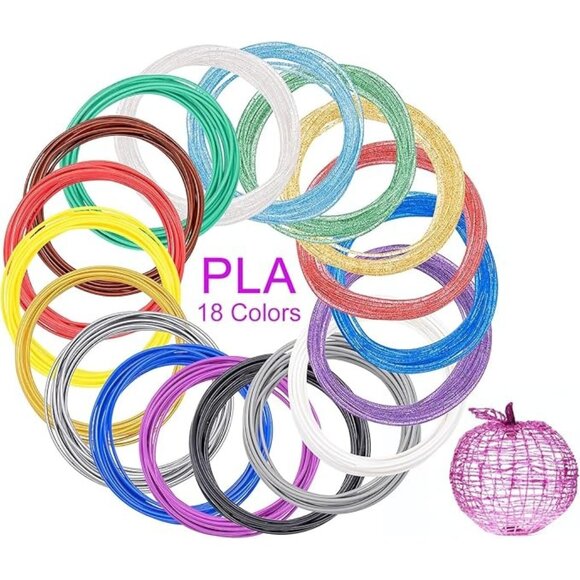 3D Pen Filament Refills 18 Colors 1.75mm PLA 3D Printing Pen Filament Refills  1 - Picture 1 of 6